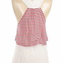 Silence + Noise  Urban Outfitters UO Sleeveless Top Red Stripe White XS RARE Photo 1