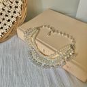 American Vintage Vintage “Darling” Three Strand Pearl Aurora Crystal Choker Necklace Rainbow Photo 8