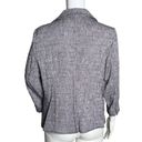 J.Jill  Blazer Womens 10 Marled Purple Tweed Preppy Casual Office Business Work Photo 2