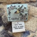 Anthropologie  Tabitha Bud, Blossom, & Bloom Belted Wool Cardigan Size Large Photo 8