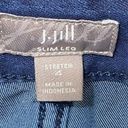 J.Jill  Slim Leg Stretch Jeans Denim Blue Cotton Blend Women’s Size 4 Photo 10