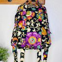 Vera Bradley Colorful Floral Geometric Quilted Hippie Backpack Photo 4