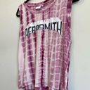 Aerosmith  Pink Tie-Dye Tank top Size S Photo 2