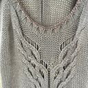 Banana Republic  Women's Taupe/Grey Sleeveless Chunky Knit Sweater Size XS Photo 5