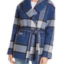 Nordstrom New  Signature Belted Plaid Jacket Photo 0