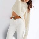 We The Free FREE PEOPLE/ WHITE FAUX LEATHER CROCODILE PRINT PANTS SIZE 28 NWT Photo 0