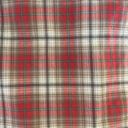 Treasure & Bond Long Sleeve Red White Plaid Check Lightweight Tunic Top S Photo 5