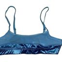 Weekday  Blue Chimera Soft Bra Satin Women's Size XS Photo 0