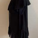 Rebecca Minkoff Black Chiffon Patti Blouse Photo 5