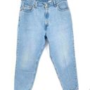 Levi’s Vintage Levi's 560 Mom Jeans Y2K 90s Light Wash Distressed Size 14 Regular Photo 1