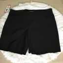 Bermuda Heather Radley Women’s Black pull on comfort  shorts Sz. 2XL NWT Photo 4