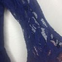 Lush Clothing LUSH blue lace mini dress lined with V back Photo 2