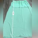 EXPRESS  Light Blue Aqua Sheer Overlay Pull-On Maxi Skirt Size S Photo 7