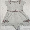 American Eagle  embroidered white romper Photo 3