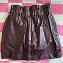 ZARA Faux Leather Miniskirt Photo 1