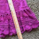 Farm Rio  Morada Boa Guipure Pink Mini Skirt SIZE L NWOT Photo 11