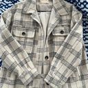 Altar'd State  Flannel Plaid Button Up Jacket Photo 0