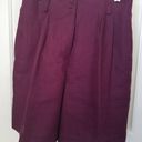 Bermuda PREVIEW Collection Purple/Black  Shorts Size 10 Photo 0