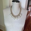 Statement Necklace Pearl Multi Wide Chunky Cosplay Vaca Wedding Bride Beach Part Photo 3