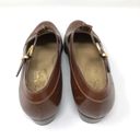 Salvatore Ferragamo leather T-strap buckle flats, size 9.5 2A Photo 3