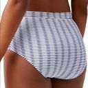 Tommy Bahama  Island Cays Navy Blue Stripe High Waist Swim Bottom XS NEW Photo 1