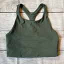 Girlfriend Collective  Halter Racerback Sports Bra Green Size Small Photo 2