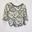 We The Free Free People  Waffle Crop Top Floral Size XS Photo 4