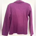 Kasper  sweater boiled wool size medium purple cardigan blazer office job modest Photo 1