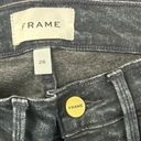 frame denim Frame Le Skinny de Jeanne Black Ripped Jeans Dean Rips Back Acid Stone Wash 26 Photo 11