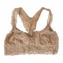 Aerie  Tan Nude Lace Racerback Bralette Bra Photo 0