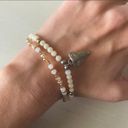 Madewell Set of two beaded Bohemian shark tooth bracelets Photo 0