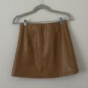 Abercrombie & Fitch Abercrombie Vegan Leather Mini Skirt Photo 7
