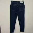 RE/DONE 90s High Rise Ankle Crop Jean In Dark Rinse Size 26 Photo 5