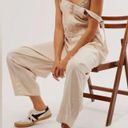 Free People NEW  Leonie One-Piece Overalls Jumpsuit Medium cream Photo 3