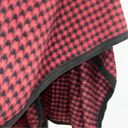 Lemoda Red & Black Poncho(Size One Size ) Photo 7