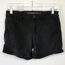 American Eagle  Super Stretch AEO Twill X Black Low-Rise Chino Shorts 4 Photo 2