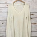 Lou & grey  Chunky Knit V Neck Sweater - Cream - Medium Photo 6