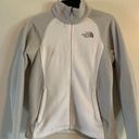 The North Face Khumbu Fleece Jacket Women’s Size XS White And Gray Photo 0