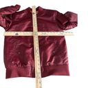 Brooklyn Cloth Brooklyn Clothe 1896 Burgundy Zipper up Bomber Jacket with Jacket Size Large Photo 4