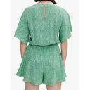 Maje  Imaro Paisley-print Crepe Playsuit In Ethnic Green Sz. XS/S Photo 2