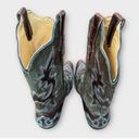 Corral Turquoise Inlay Leather Cowboy Boots Photo 8