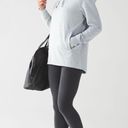 Lululemon  Split Hoodie Heathered Light Grey Sz 6 Photo 2