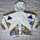 Mulberry Vintage  Street White w/ Nautical Patchwork Details Windbreaker - Medium Photo 3