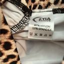 Zyia  Active Brilliant Leopard Print Double Scrunchy Hustle Shorts Medium Photo 8