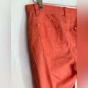 Lafayette 148  NY Mercer Skinny Peach Rose Jeans Pants Trousers Size 10 NWT Photo 10