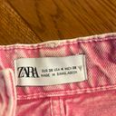 ZARA light Pink Jean Shorts Photo 3