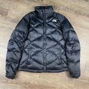 The North Face  Puffer Coat Women Small Full Zip Goose Down 550 Quilted Jacket Photo 0