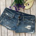 American Eagle  jean ripped shorts size 2 Photo 1