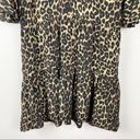 Faithfull the Brand  Leopard Cheetah Print Ruffle Swing Mini Dress Size Small 4 Photo 2