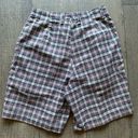 Northern Reflections Vintage purple plaid high waisted shorts size 24 Photo 1